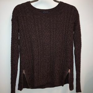purple american eagle sweater
